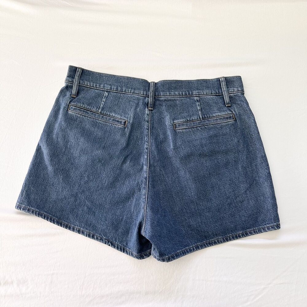 J. Crew Factory Dark Blue Denim Jean Shorts - Picture 6 of 10